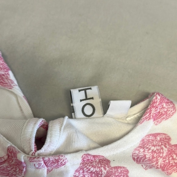 NOHO - Pink and White Baby Bodysuit Dress - Picture 3 of 4